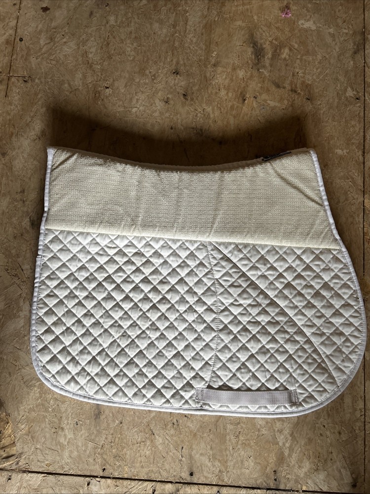 Roma All Purpose White Saddle Pad With Padding
