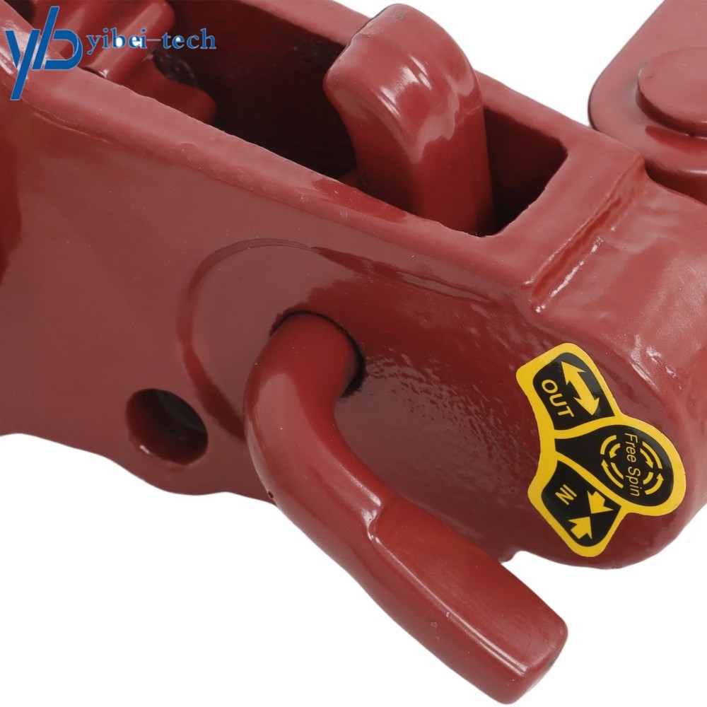 4 Pack Folding Handle Load Binder W/2 Grab Hooks for 5/16-3/8in Grade 70