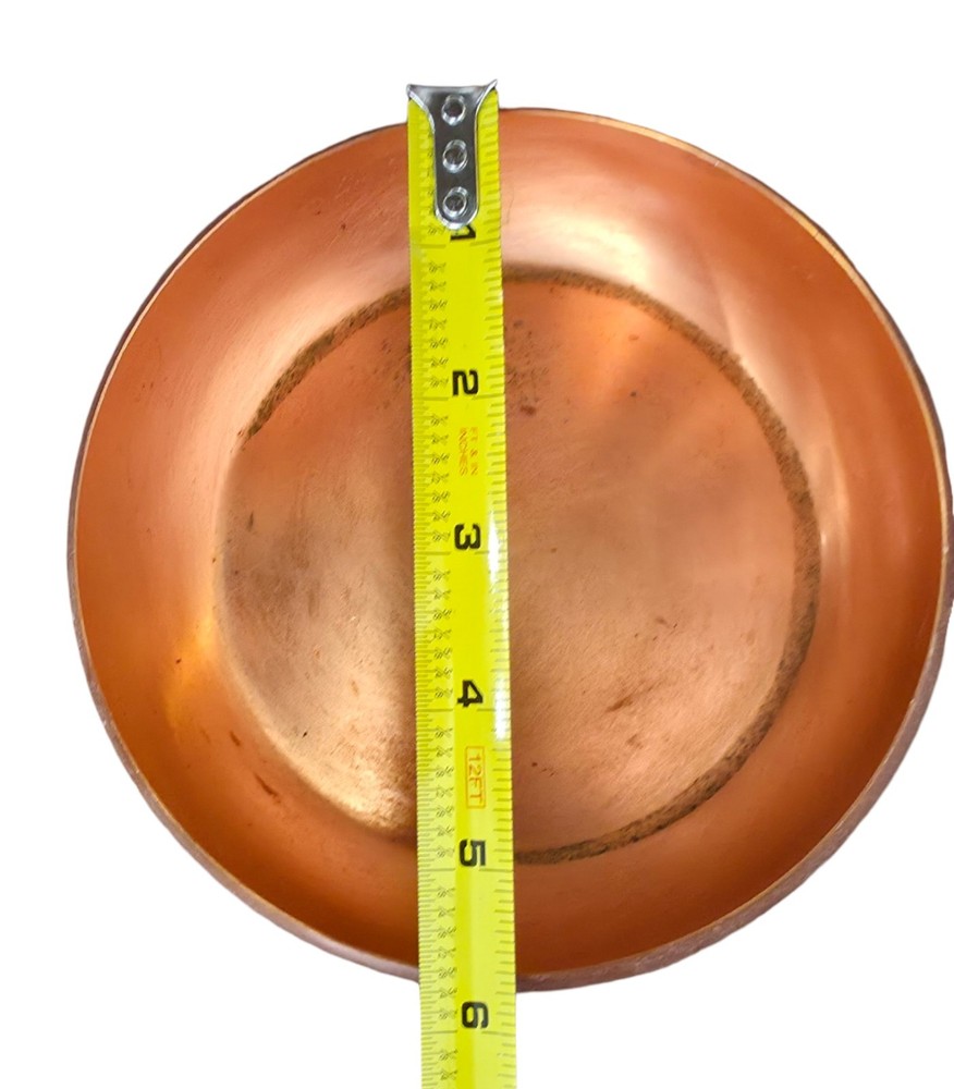 Copper Round Bowl 6in