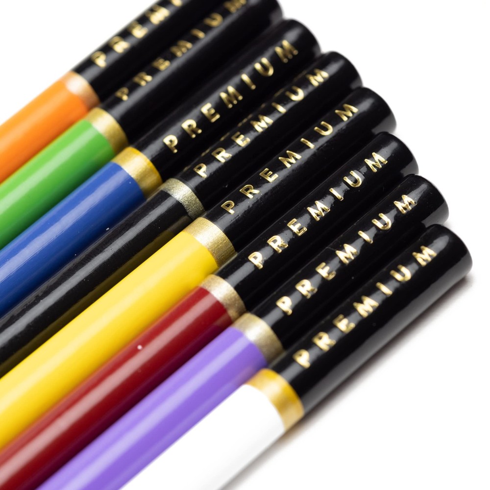 24 Pack Colored Pencils Soft Core Drawing Sketch Set