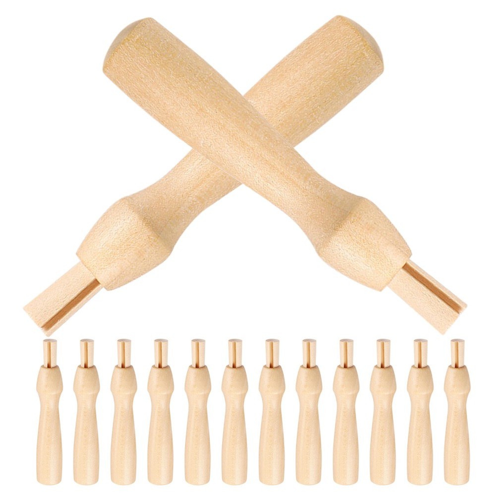 14 Pcs Punch Needle Craft Tool Felting Handles DIY Tools Projects