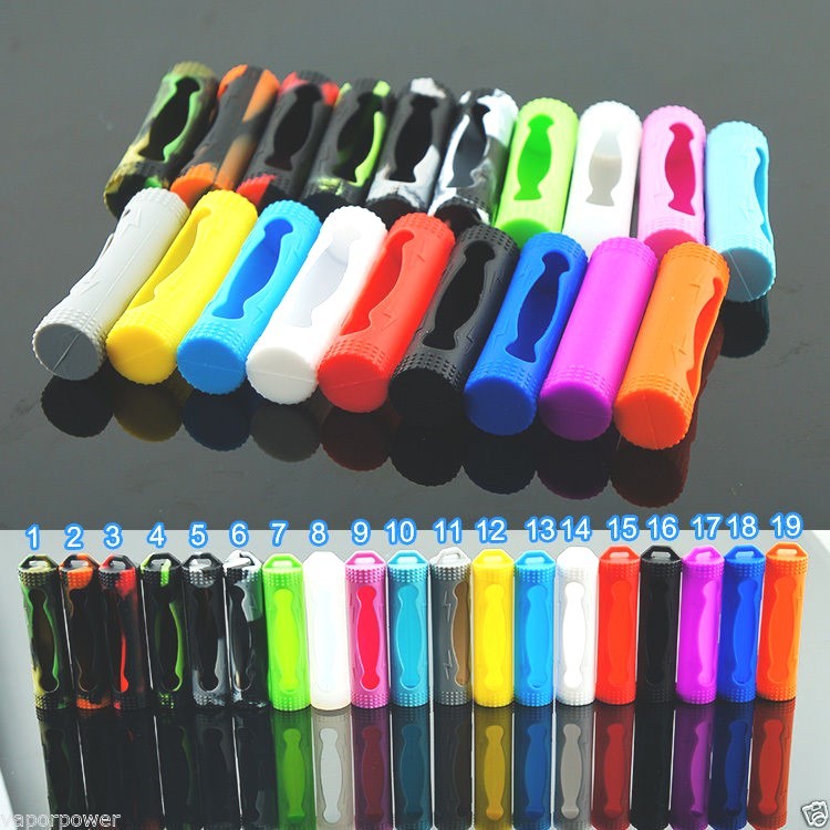 4 Assorted SILICONE PLASTIC STORAGE PROTECTIVE CASE HOLDER BOX 18650 BATTERY 19c