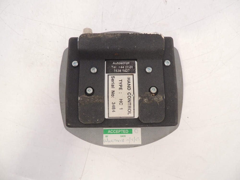 Autoscript HC-1 Opto Desk Hand Control No Cable *Read