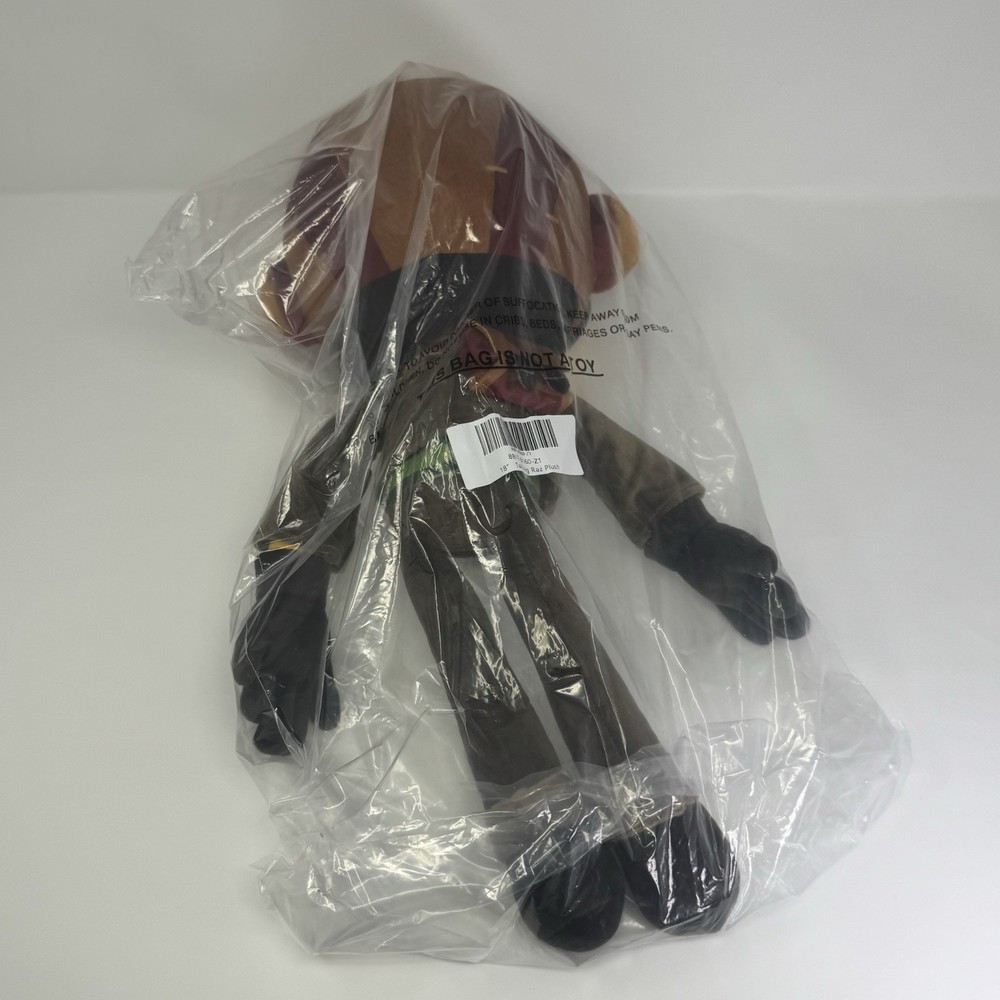 Psychonauts 18" Talking Raz Plush Posable Bendable Figure Official iam8bit