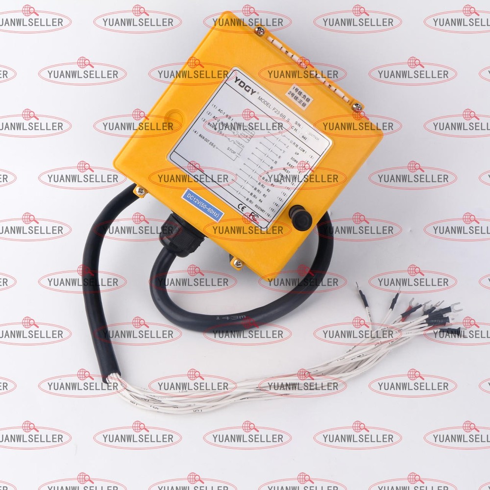 F23-BB(S) Industrial Crane wireless Remote Control 2 Transmitter+1 Receiver 12V