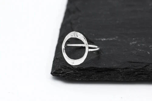925 Sterling Silver Circle Ring, Band & Statement Ring Handmade Ring All Size