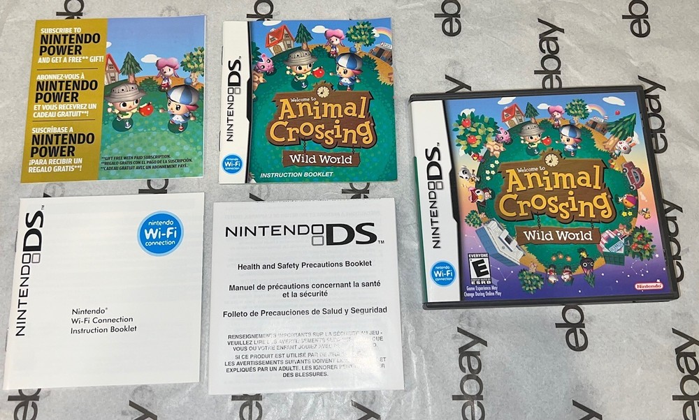Nintendo DS OEM Replacement Game Case Only w/ Manual & Inserts *NO GAMES*