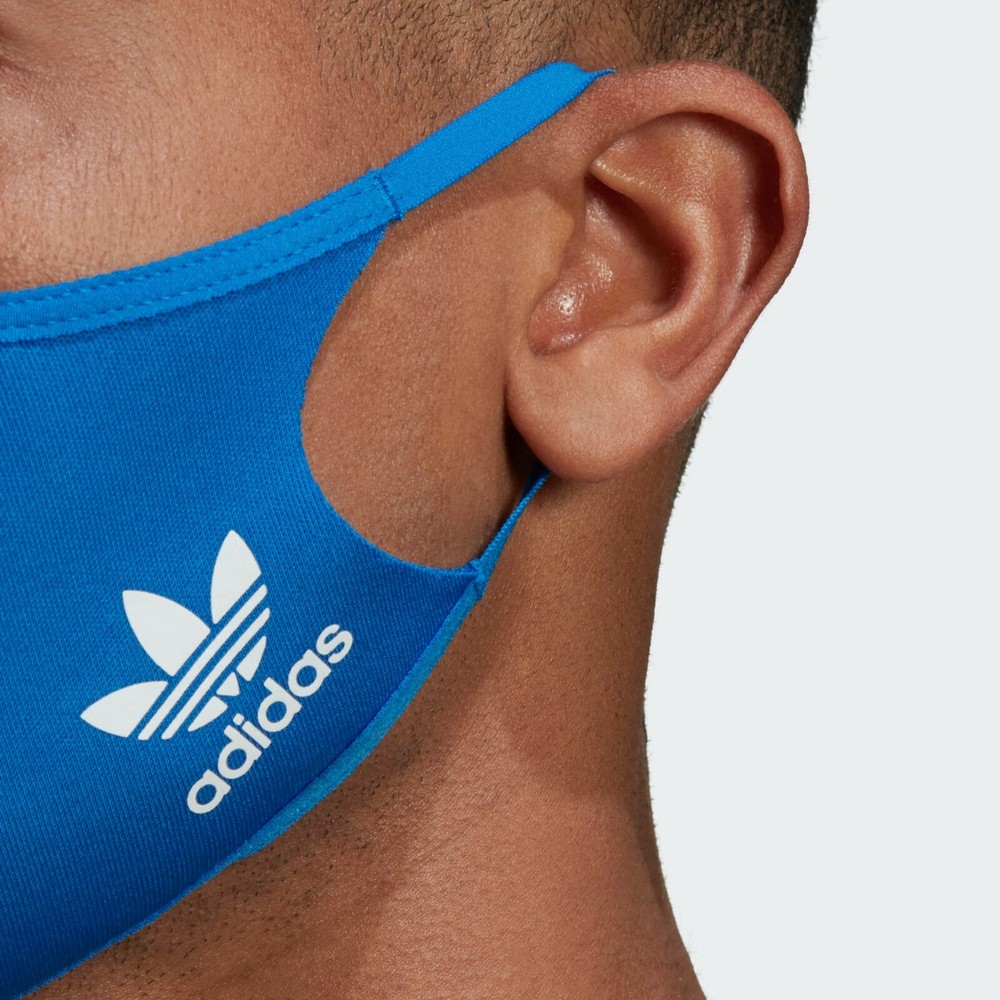adidas Face Mask Cover (3 Pack) Blue