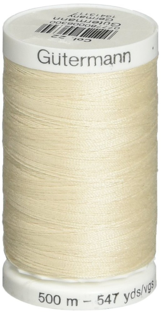 Sew-All Thread 547 Yards-Eggshell (3 Pack)