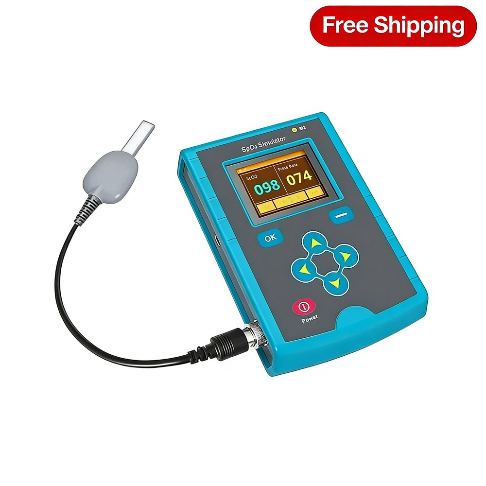 SpO2 Simulator Pulse Oximeter Tester for Oxygen Saturation Accuracy Calibration