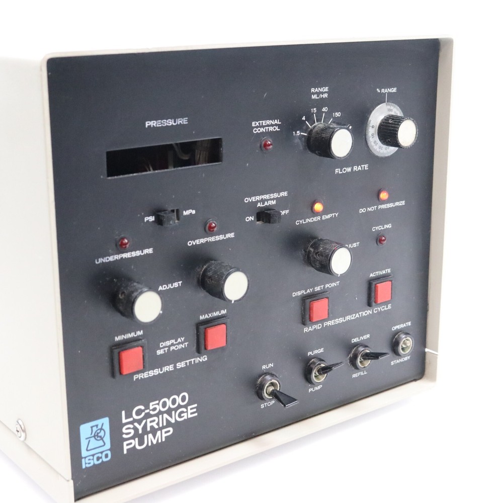Teledyne ISCO LC-5000 Syringe Pump Controller, No Pressure Display, Powers On