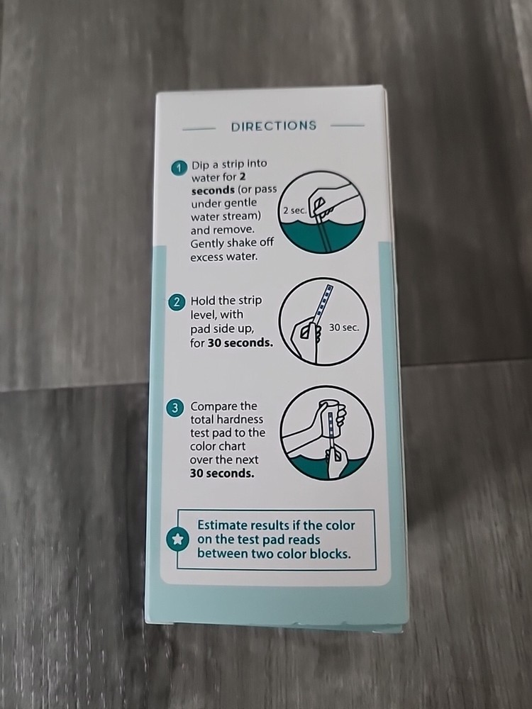 150 strips Varify Water Hardness Test Kit - Hard Water Quality Testing Strips