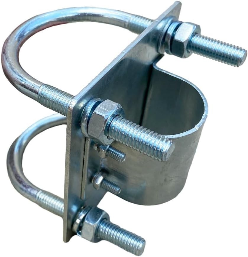 Universal Steel Pipe Mount for Satellite Antennas - Easy Two-Way Installation