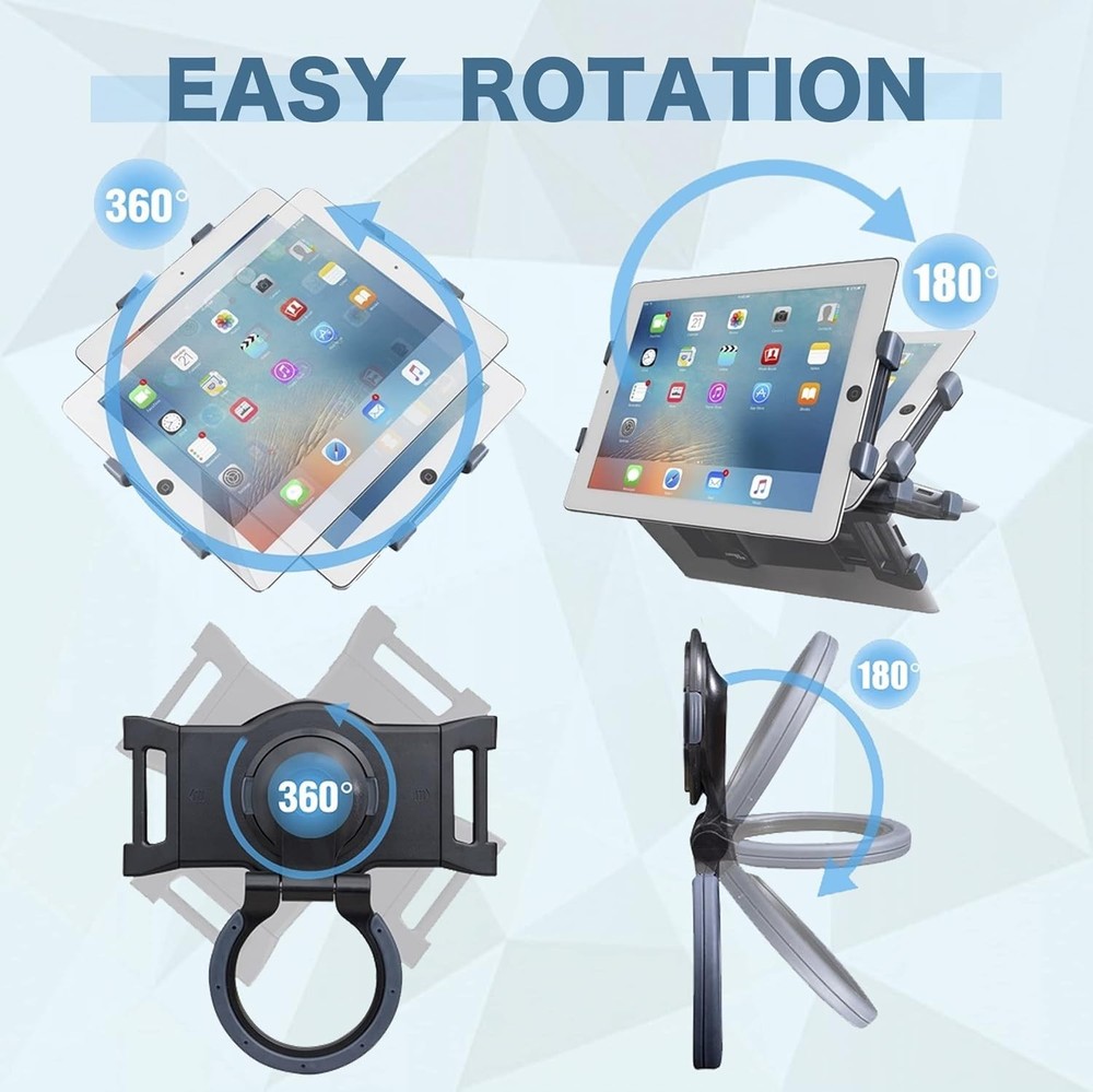 Tablet Grip Holder & Adjustable Stand for Drawing, Reading & Working