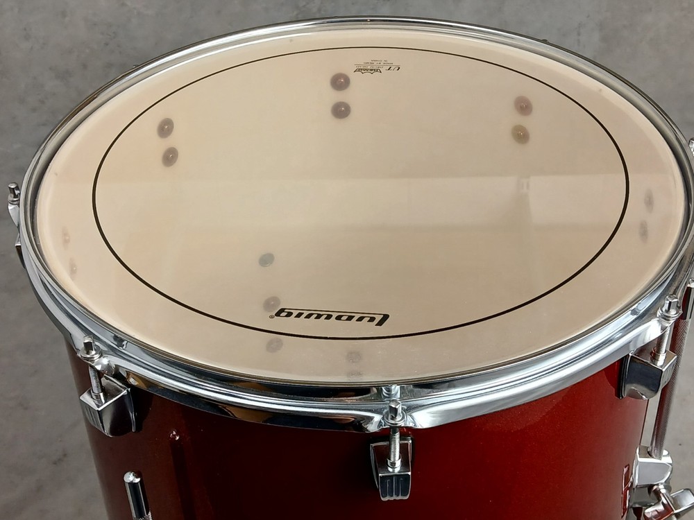 LUDWIG ELEMENT EVOLOLUTION 16" COPPER SPARKLE FLOOR TOM DRUM, MINT CONDITION