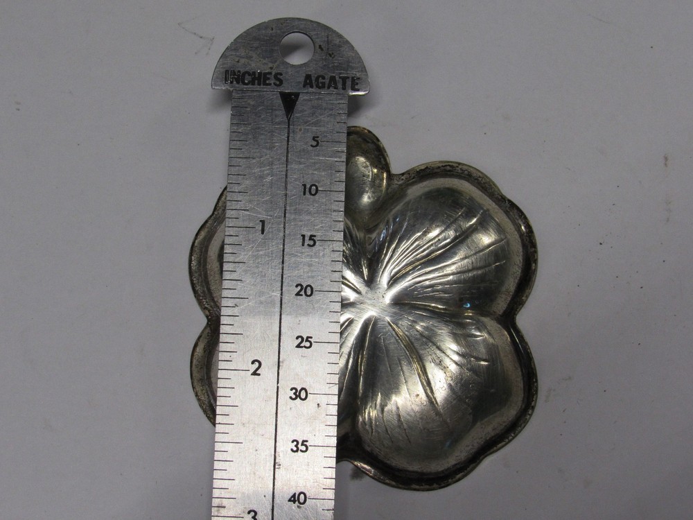 Four Leaf Clover Irish Luck Sterling Silver Wine Tasting Cup