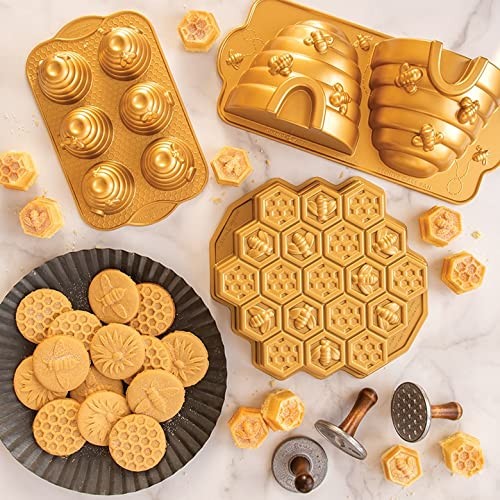 Beehive Cakelets Pan, One, Gold