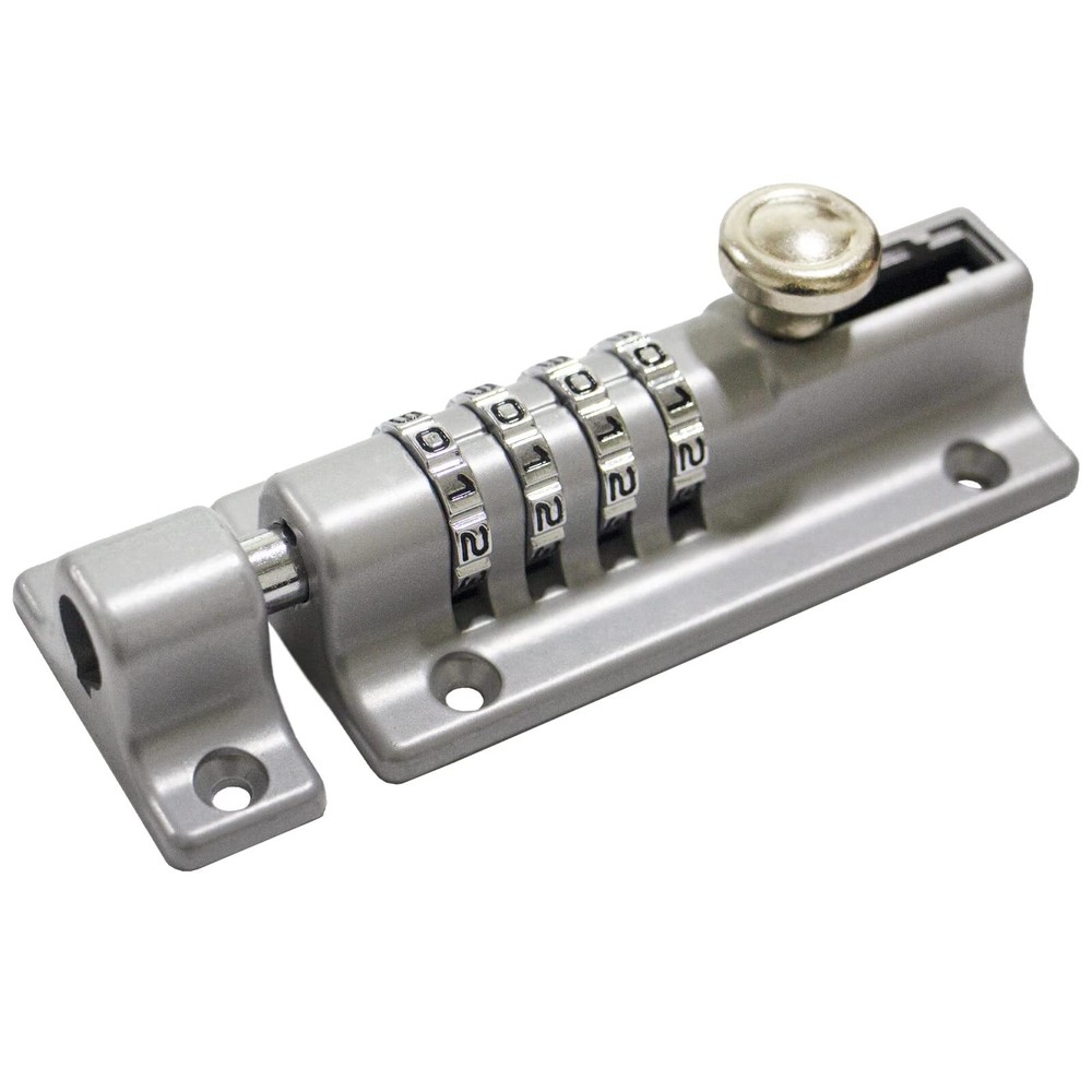 Sliding Combination Bolt Combi Bolt Latch Keyless Combination Bolt 4 Digit Pi...