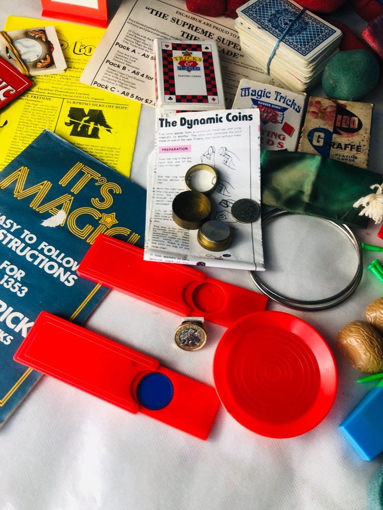 Magic Random Bundle Intestines Balls Cards Tricks Vintage ra