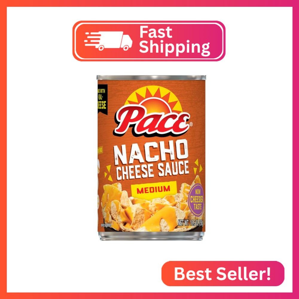 Pace Medium Nacho Cheese Sauce, 10.5 oz Can