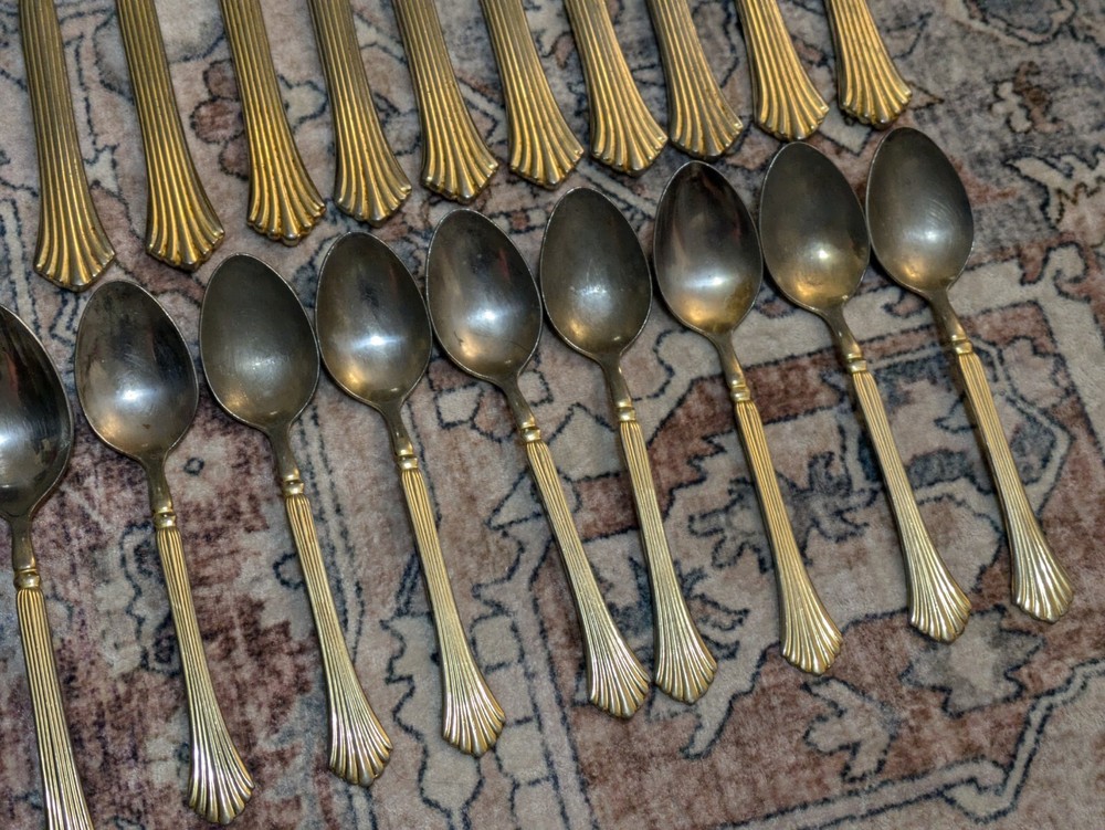 LOT Reed And Barton ESTORIL Stainless Flatware USED/TARNISHED