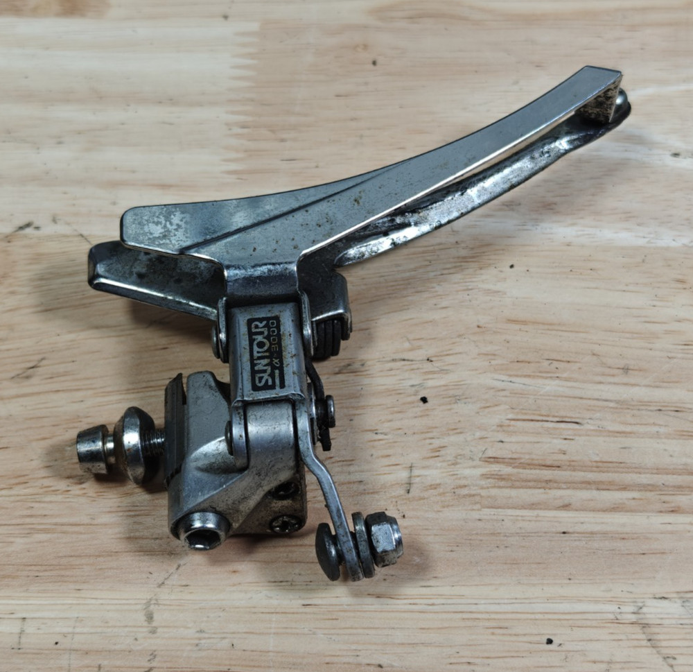 Vintage Suntour a3000 Double Front Derailleur Bottom Pull Braze On
