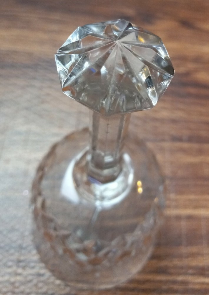 Vintage, Diamond Cut, Crystal Bell