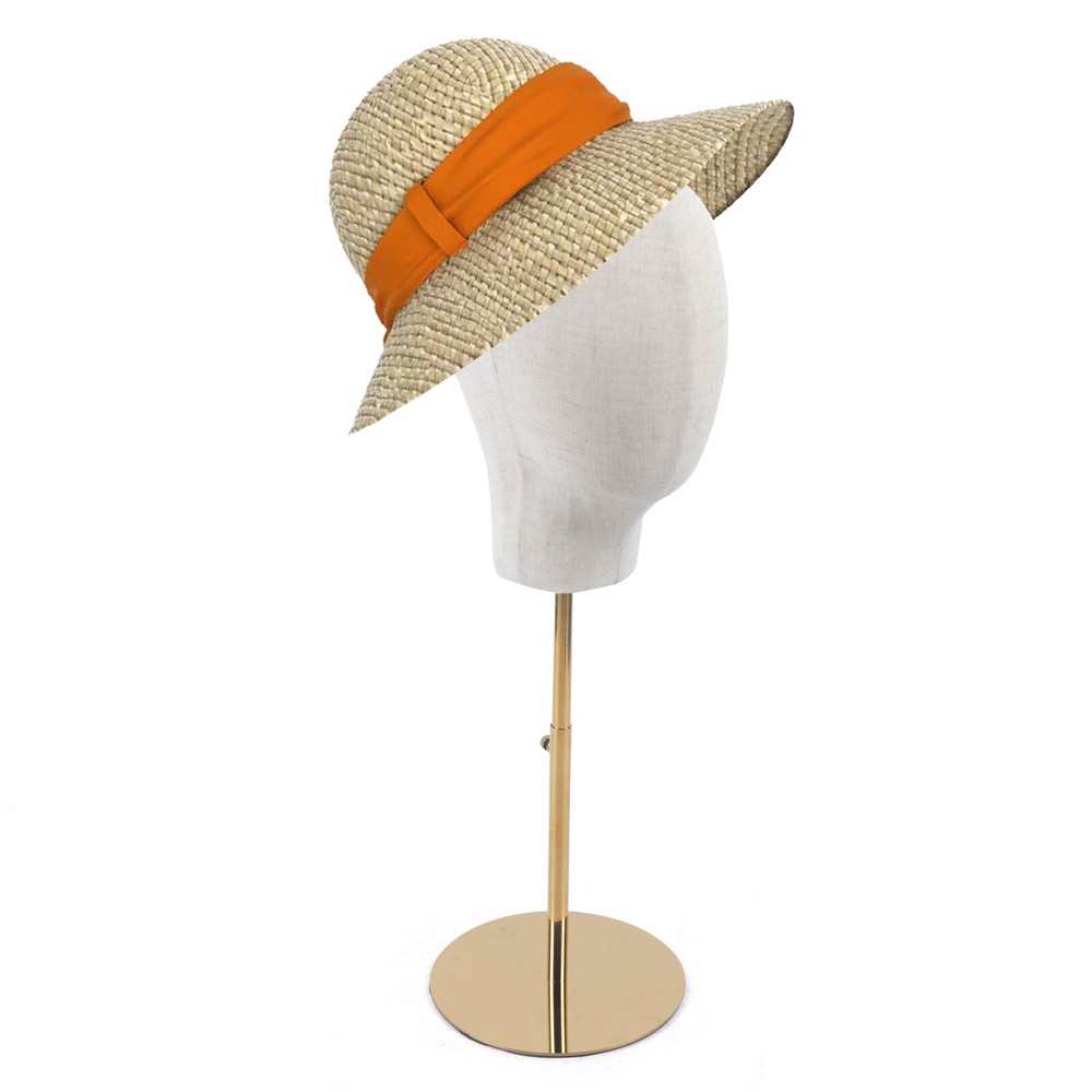 Metal Mannequin Head for Wig Making Hat Display with Adjustable Stand Holder