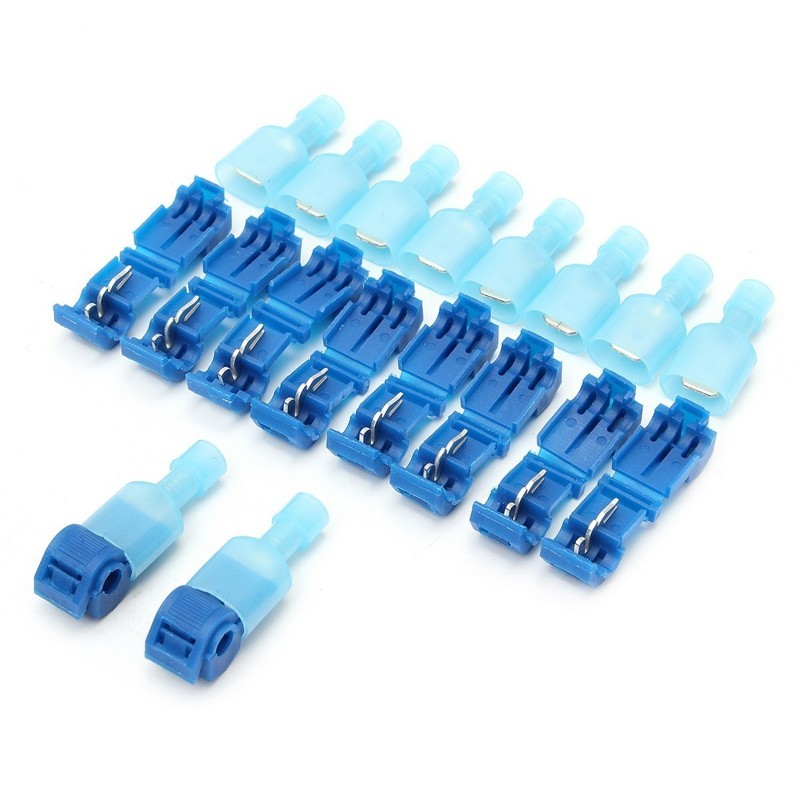 Connector Clamp Clips Kit Electrical Cable Wire Quick Connect Terminals Crimp
