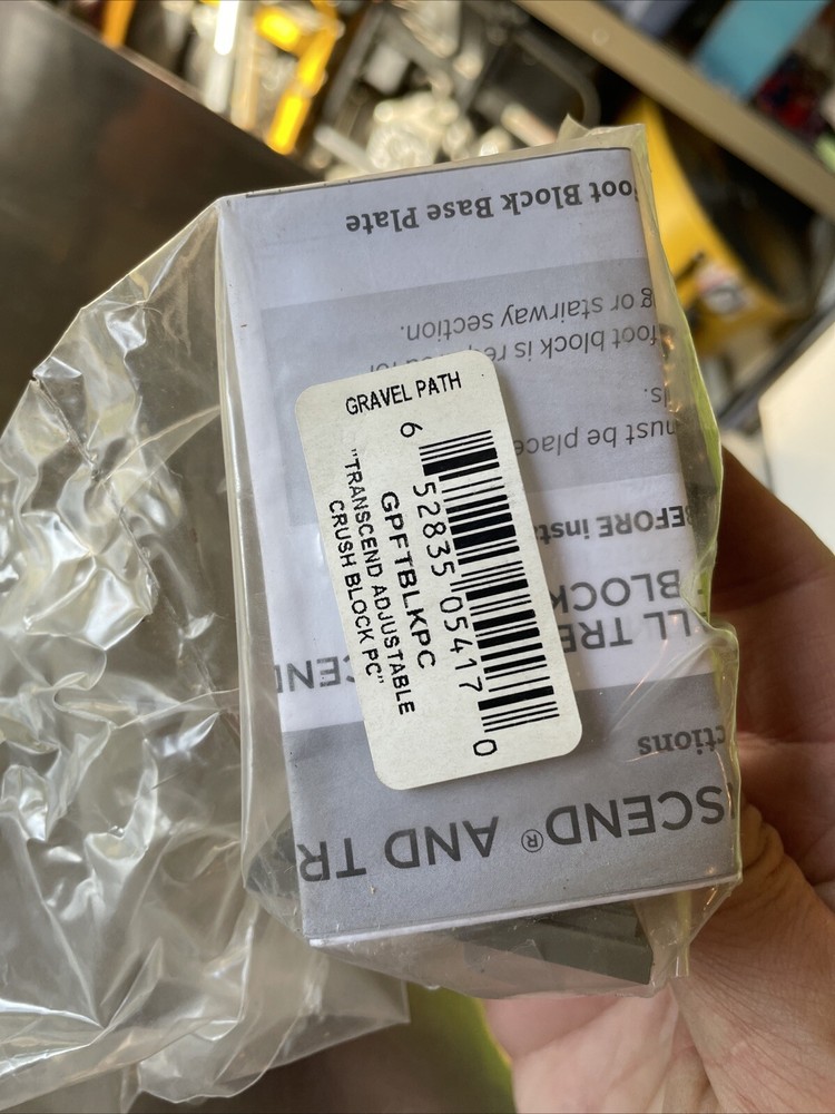 Trex Transcend Adjustable Crush Block -Grave Path Grftblkpc