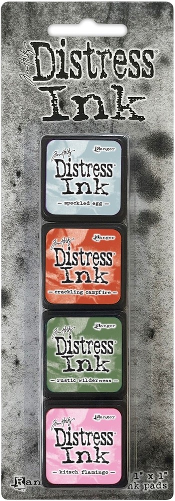 Tim Holtz Distress Mini Ink Pads 4/Pkg-Kit 16 - 2 Pack