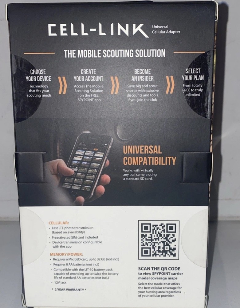 SPYPOINT CELL-LINK-V Trail Camera Cellular Adapter - Gray