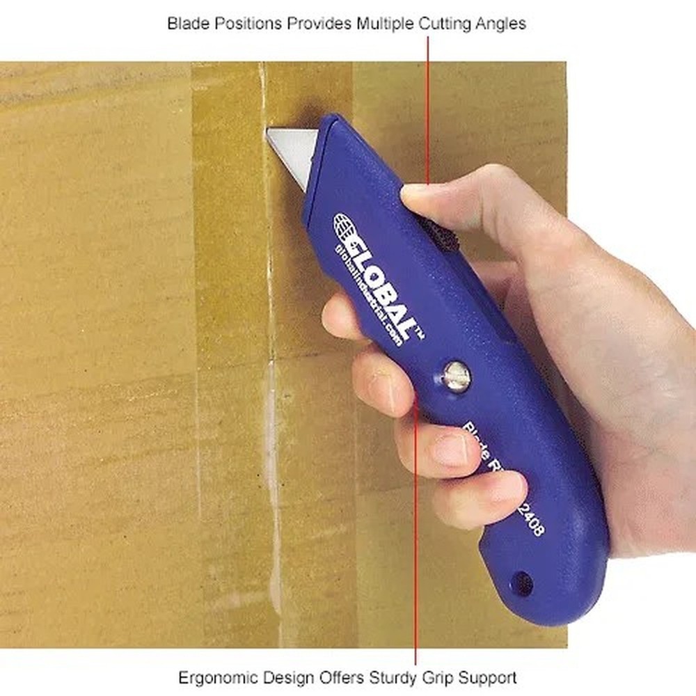 Global Industrial? Plastic Box Cutter - Pkg Qty 6