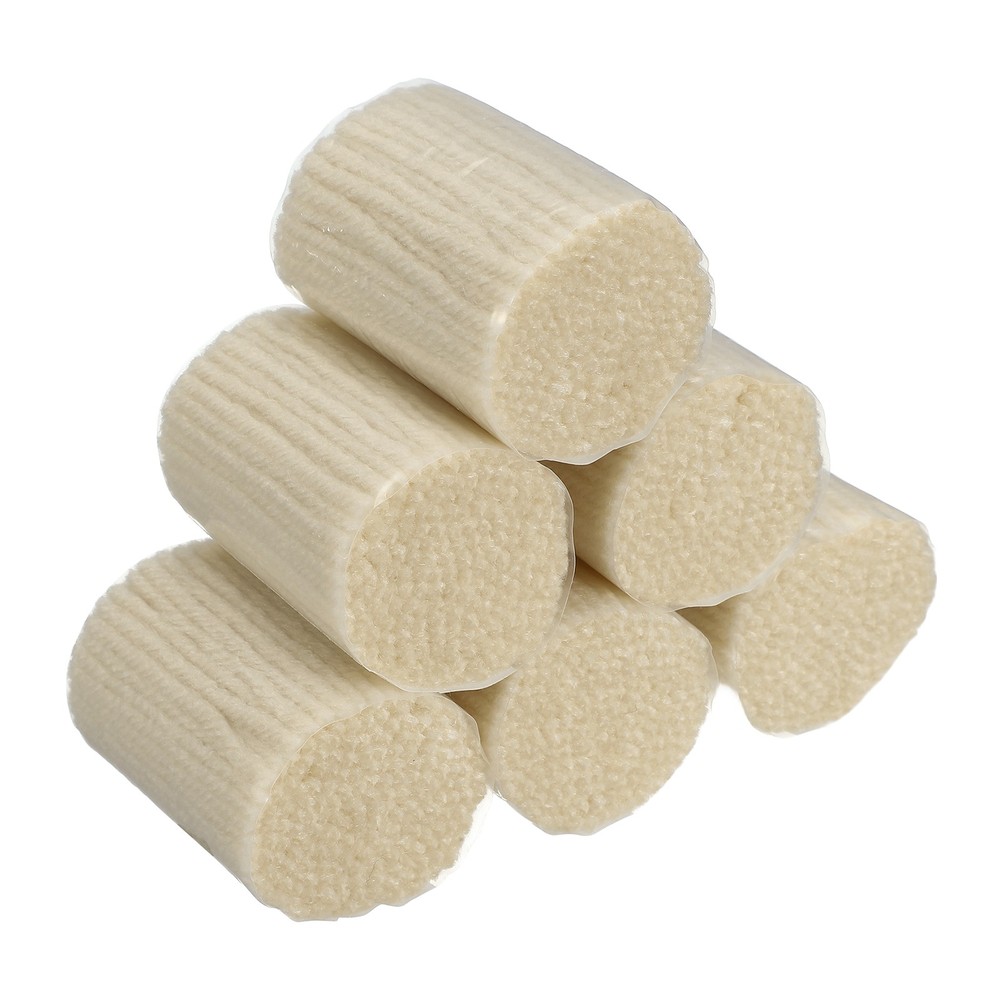 6 Rolls Latch Hook Yarn, 3mm White Latch Hook Kit Yarn Precut Hook Rugs Making