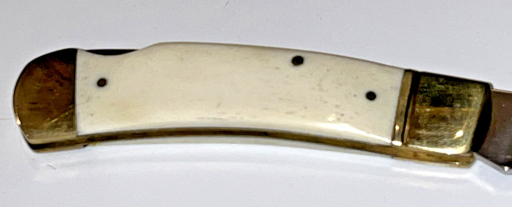 BOKER® Treebrand Lockback Smooth White Classic EDC Pocket Knife 2.95" Blade EUC