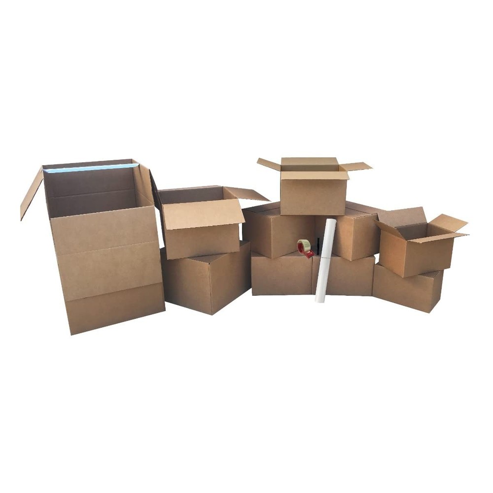 UBMOVE Wardrobe Moving Boxes Kit #, Small, #1, Brown
