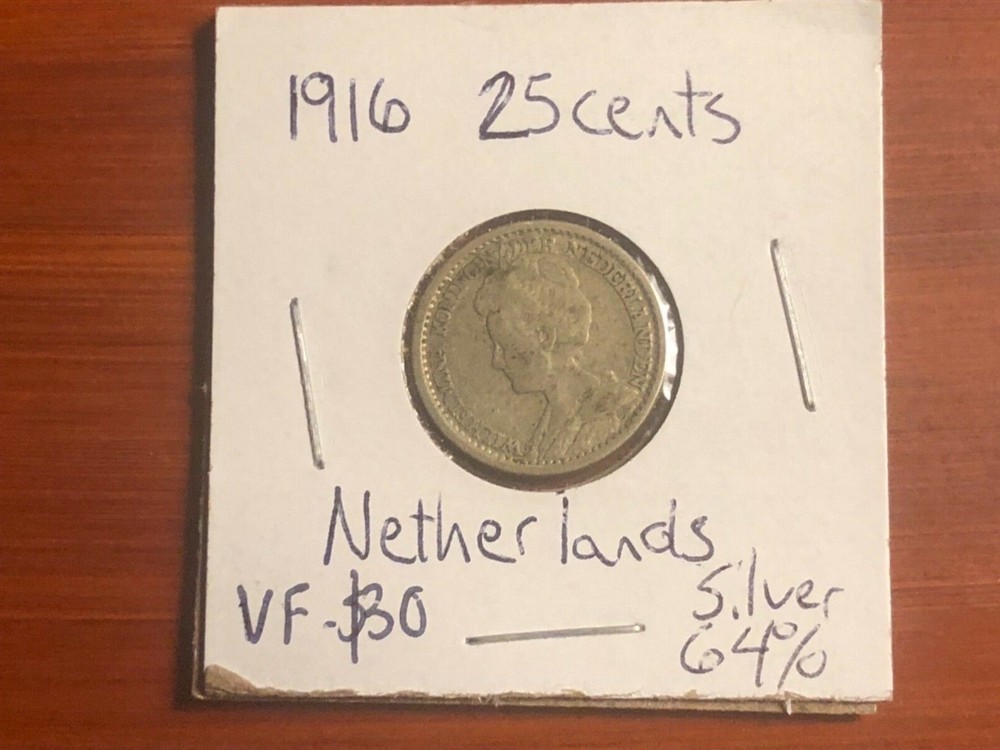 1916 25 Cent Netherlands