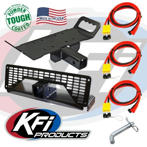 KFI Front Rear Winch Multi-Mount Receiver Hitch UTV-675