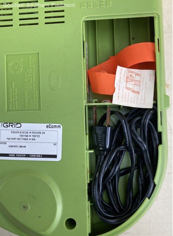 Panasonic SG-200A Solid State Phono Record Player - Tested