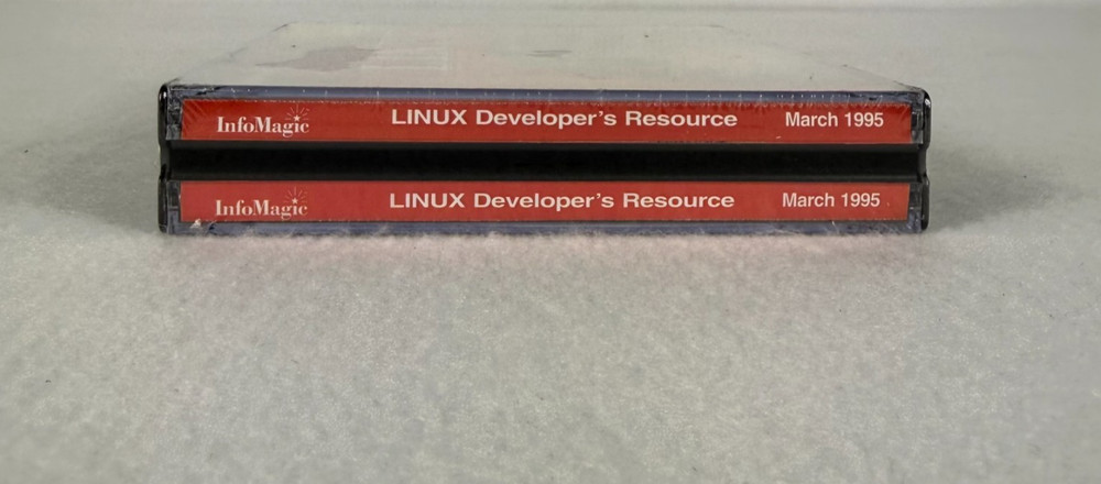 Linux Developer’s Resource 4 CD Set InfoMagic March 1995 (Sealed)