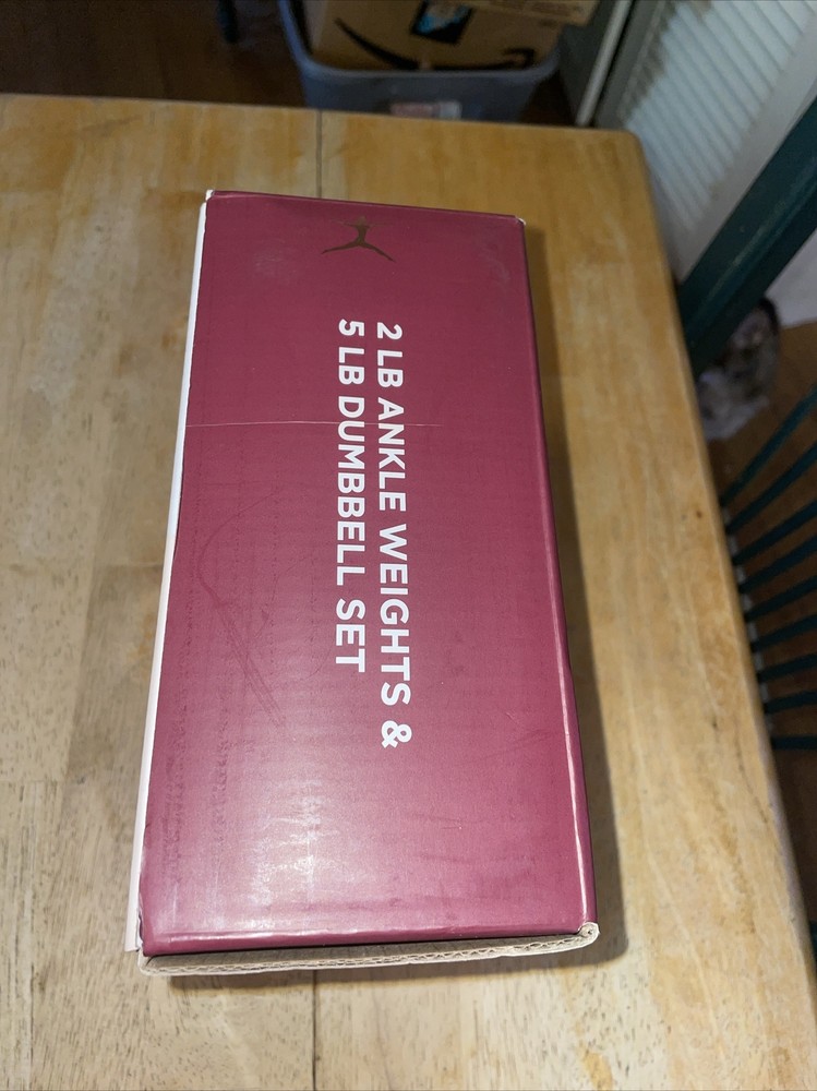 Danskin 2 LB Ankle Weights & 5 LB Dumbbell Set NEW