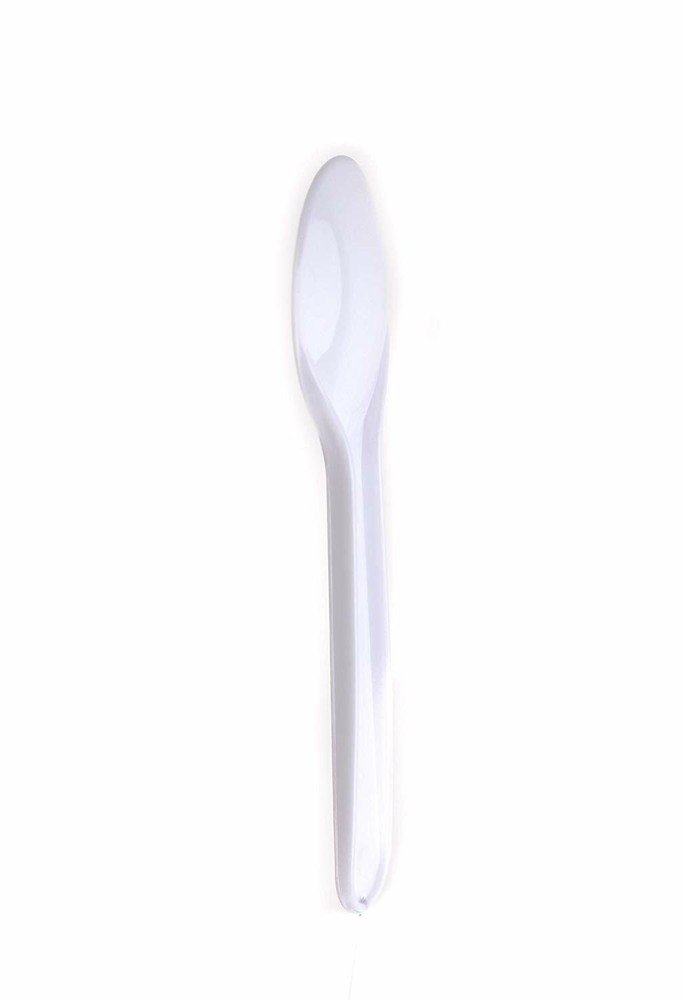 700 Pack - 3 Inch White Mini Tasting Spoons Plastic Disposable Taster Spoons