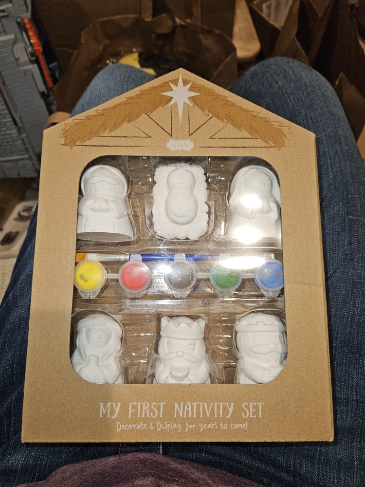 New DIY My First Nativity Set Paint Craft