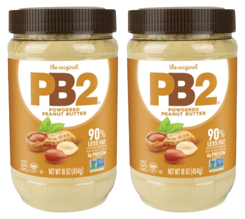 Low-Fat Peanut Butter Powder, 16oz x 2