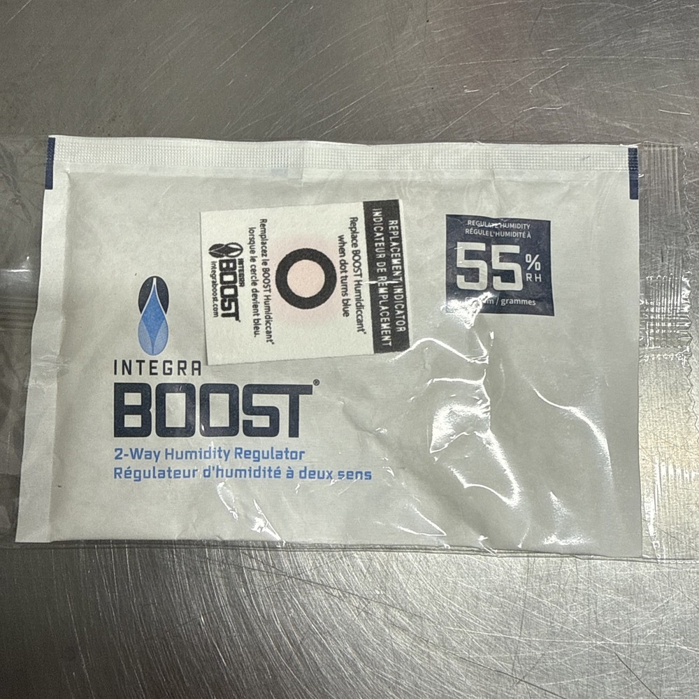 Integra Boost 2-Way Humidity Control 67 Gram 55% RH (100pcs/Box) Indicator Card