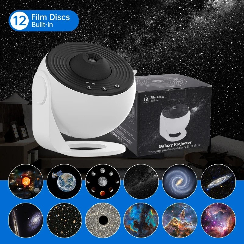 astronaut projector galaxy starry sky night light