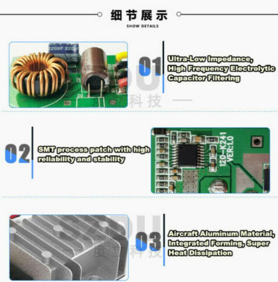 Car 6V Step Up To 12V DC/DC Converter Boost Regulator Module Voltage Transformer