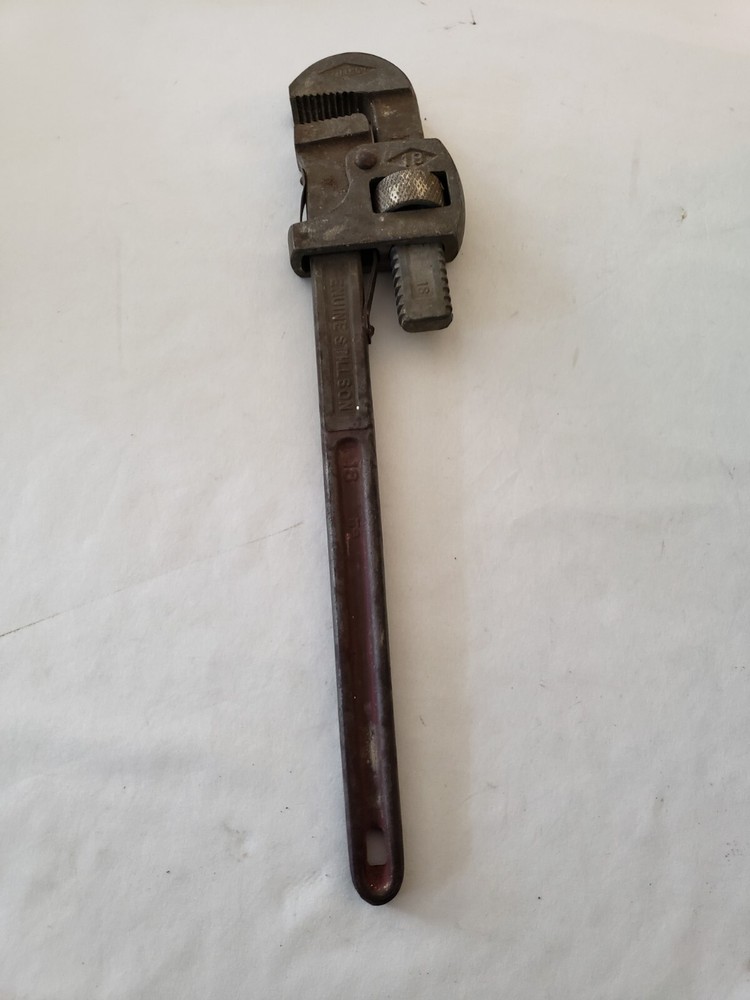 WALWORTH MADE IN USA GENUINE 18" STILLSON PIPE MONKEY WRENCH ADJUSTABLE SPANNER