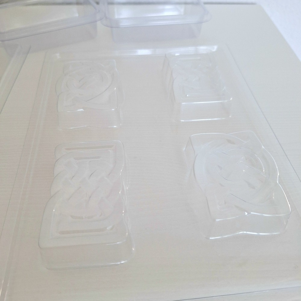 Plastic soap molds (rectangle shape)