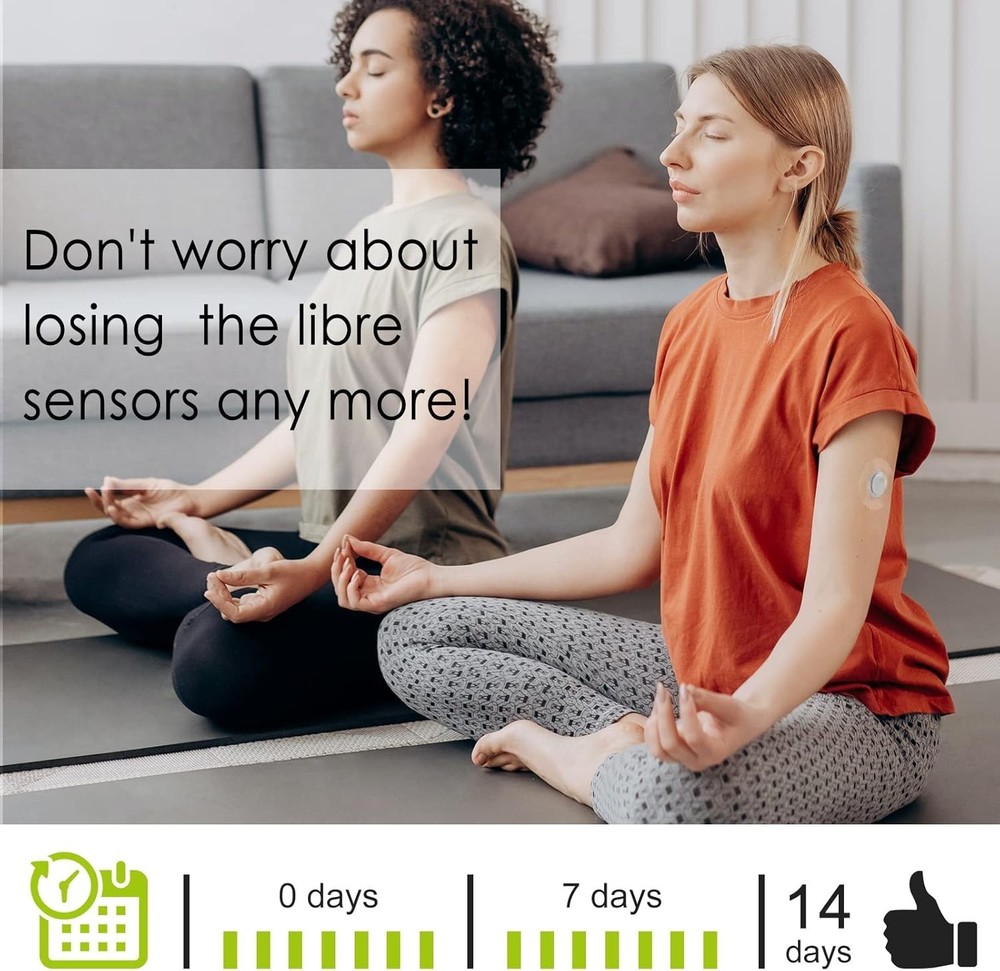 45 Pack Libre 3 Sensor Covers Waterproof Adhesive Patches Clear CGM Overpatch